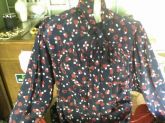 camisa vintage estampada